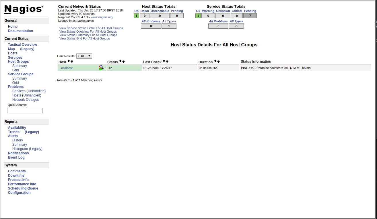 Nagios 4 Hosts